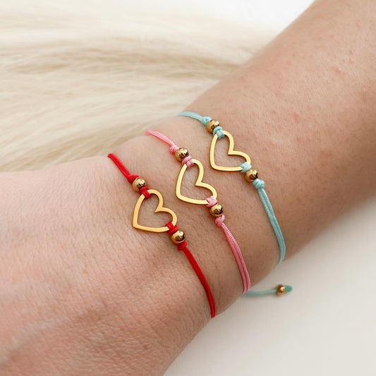 Coquette Heart Bracelet