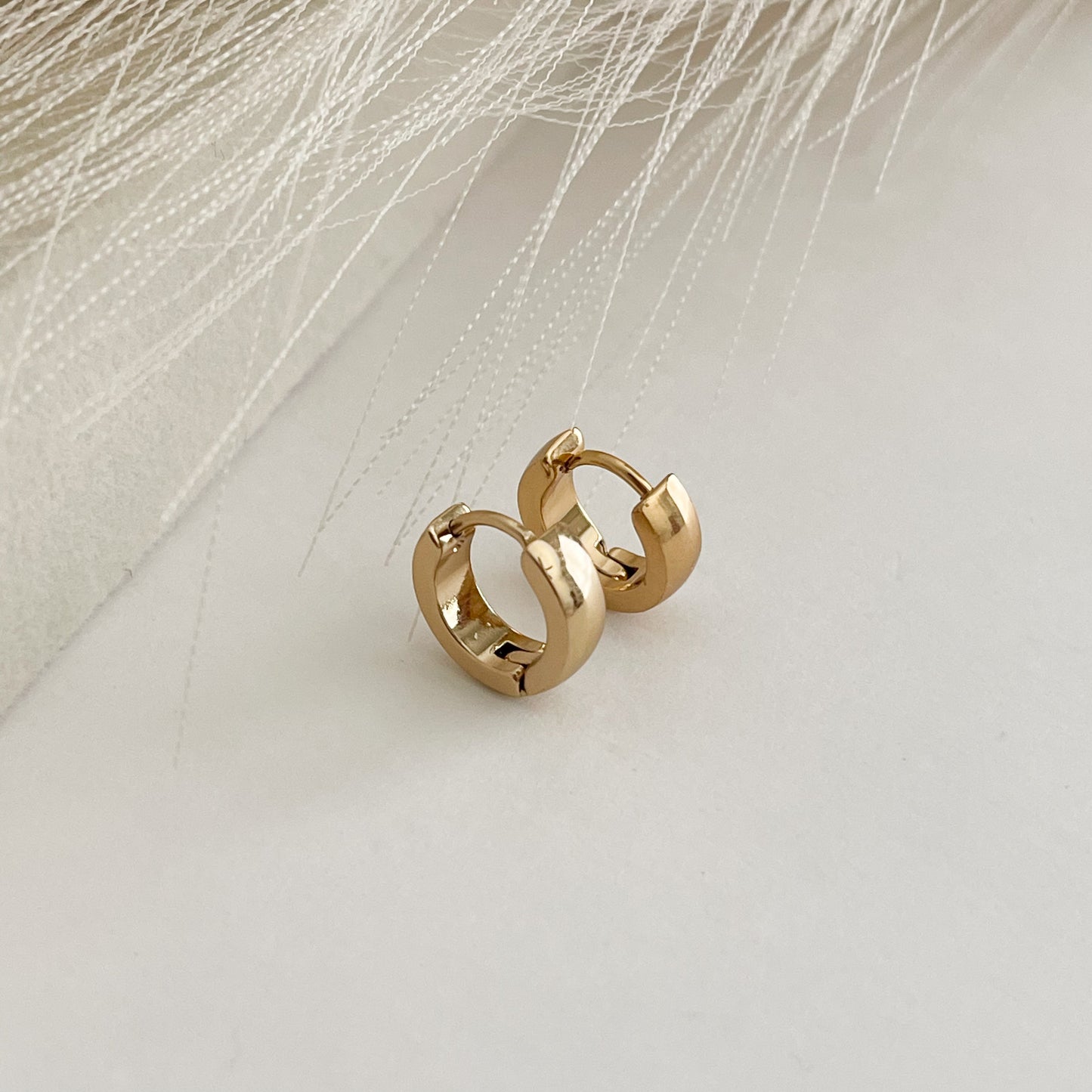 Gold mini Hoops