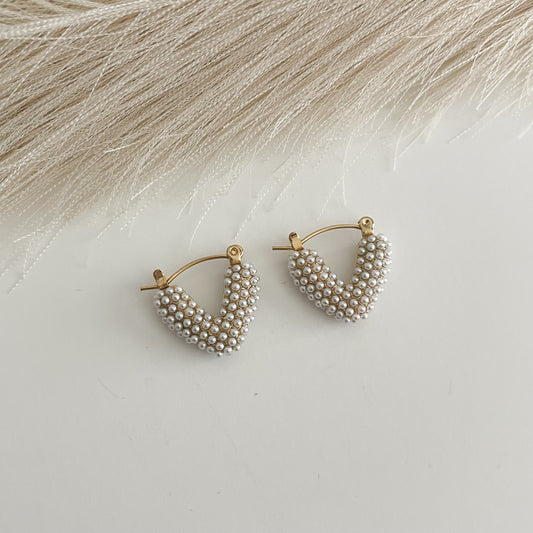 Vianna Pearl Hoops