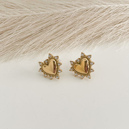 Dayana Heart Earrings