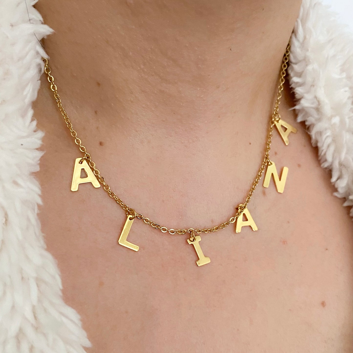 Smile Style Name Necklace (pre-order, read description)