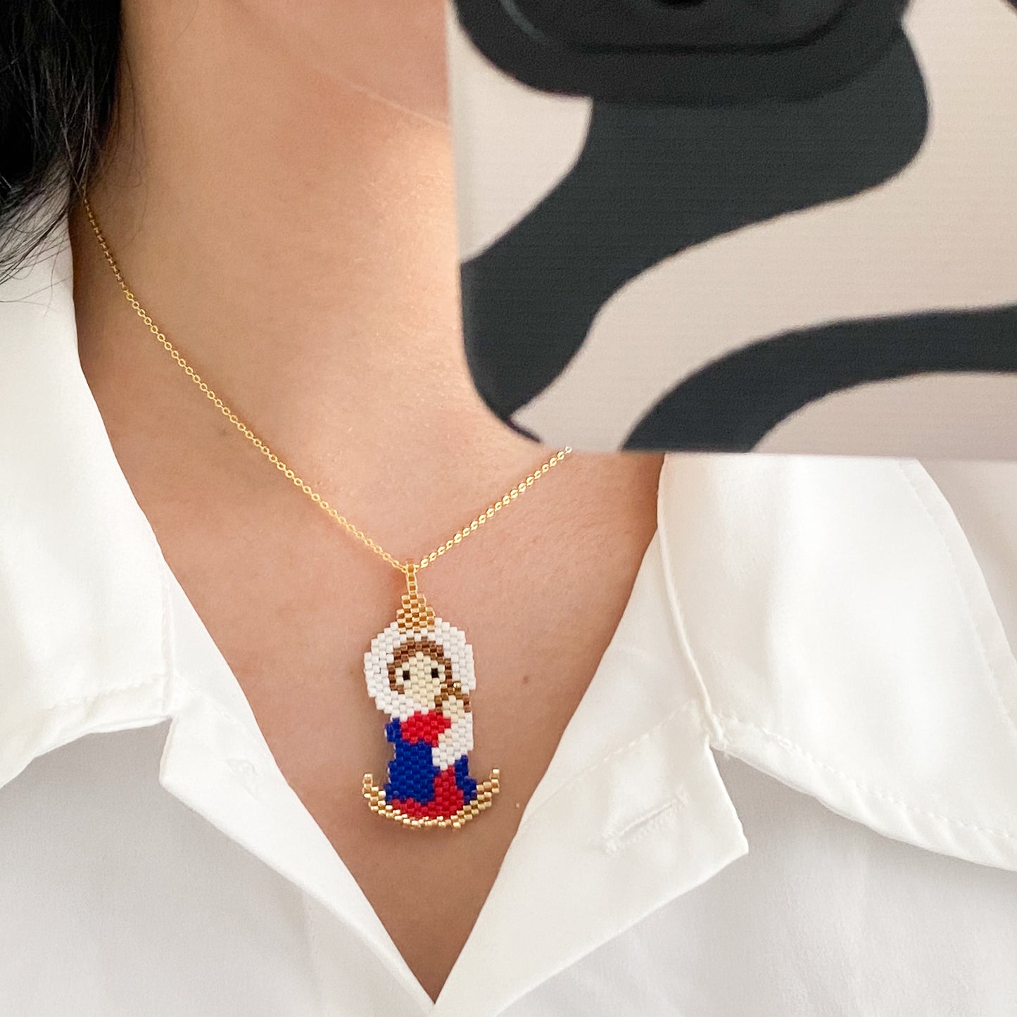 Virgen de la Chinita Necklace