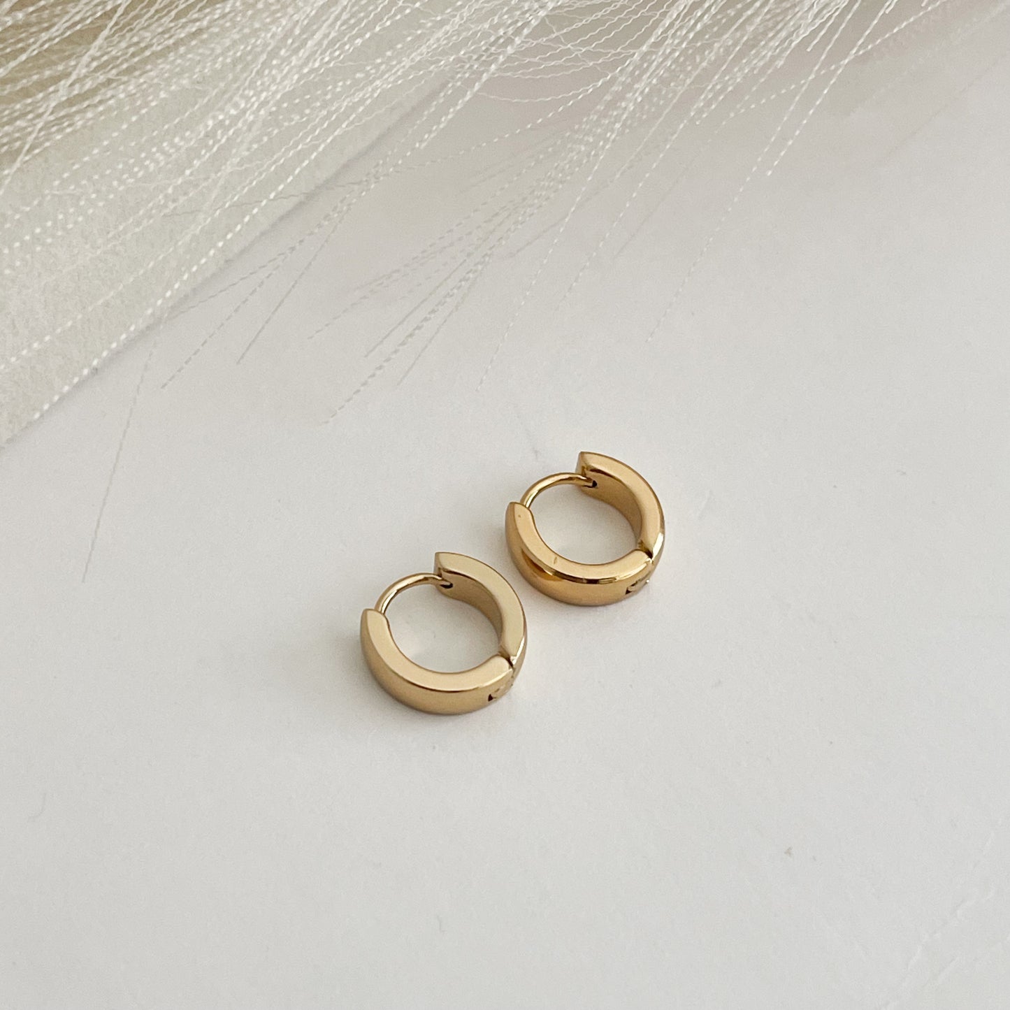 Gold mini Hoops