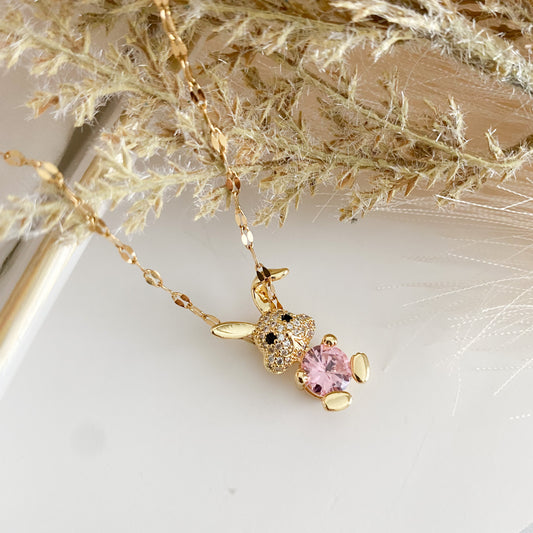 Love rabbit necklace