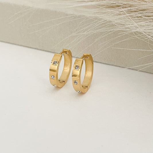 Classic Zircona Hoops