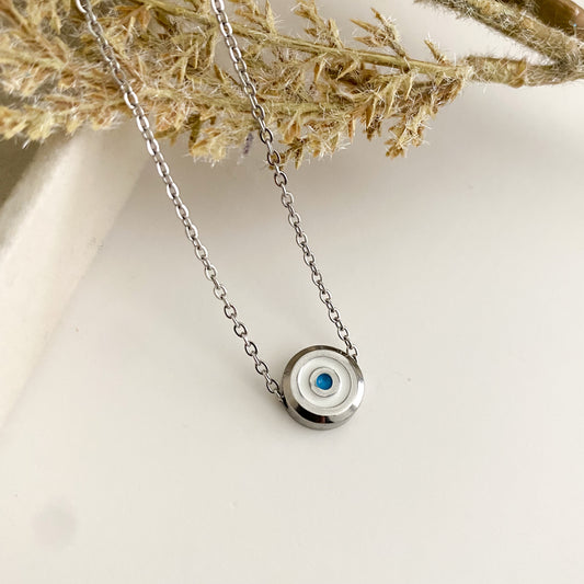 Ojo Turco Silver Necklace