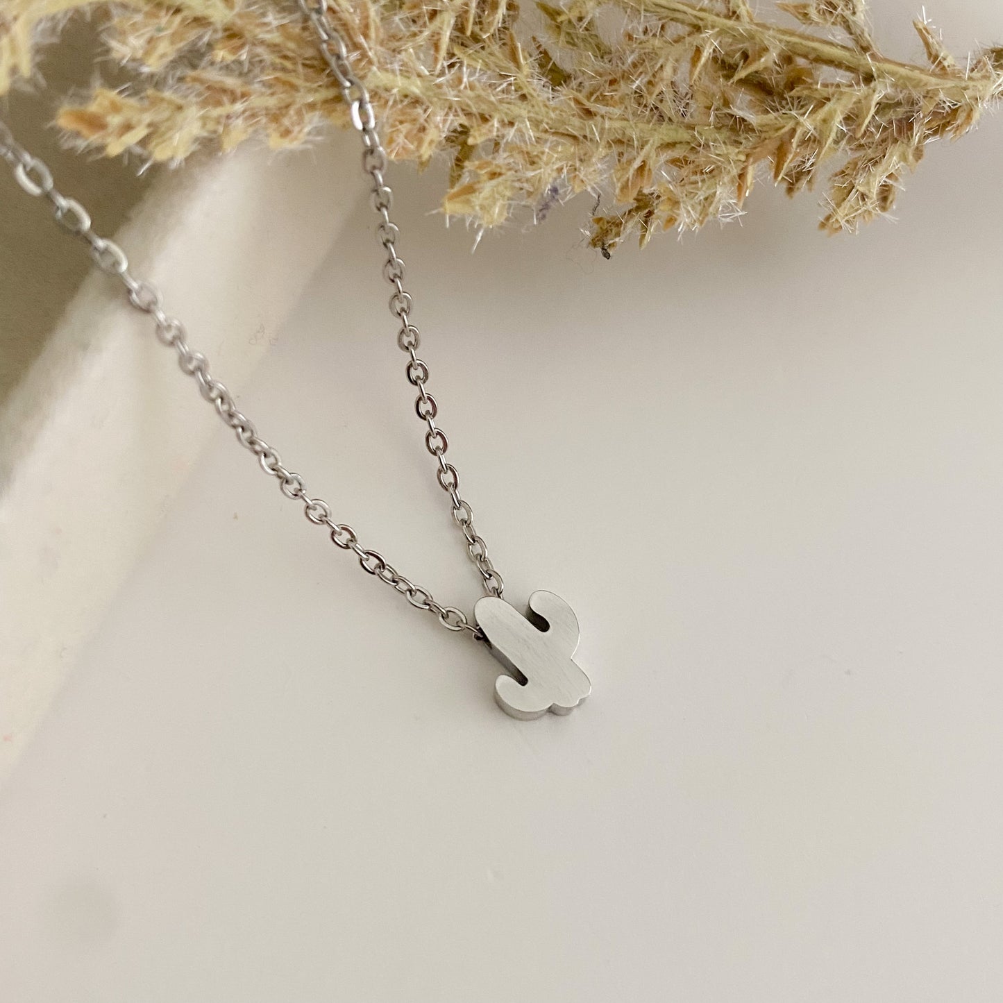 Cactus Silver Necklace